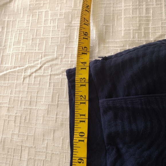 J. McLaughlin Womens Mini Skort Tennis Golf Navy Blue XS Zip Pockets EUC - Picture 8 of 9